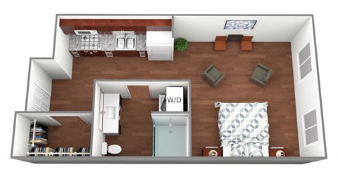 Summit Floorplan at Liffey on Snelling, Minnesota, 55104